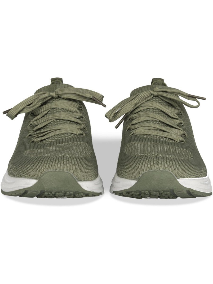 Baskets maille b semelle bayda kaki