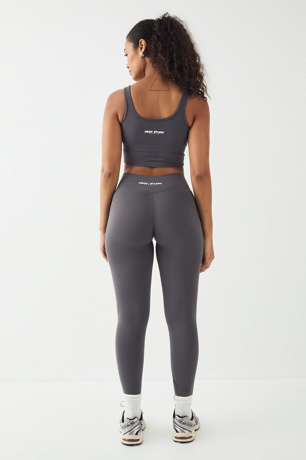 Legging de sport taille haute croisée