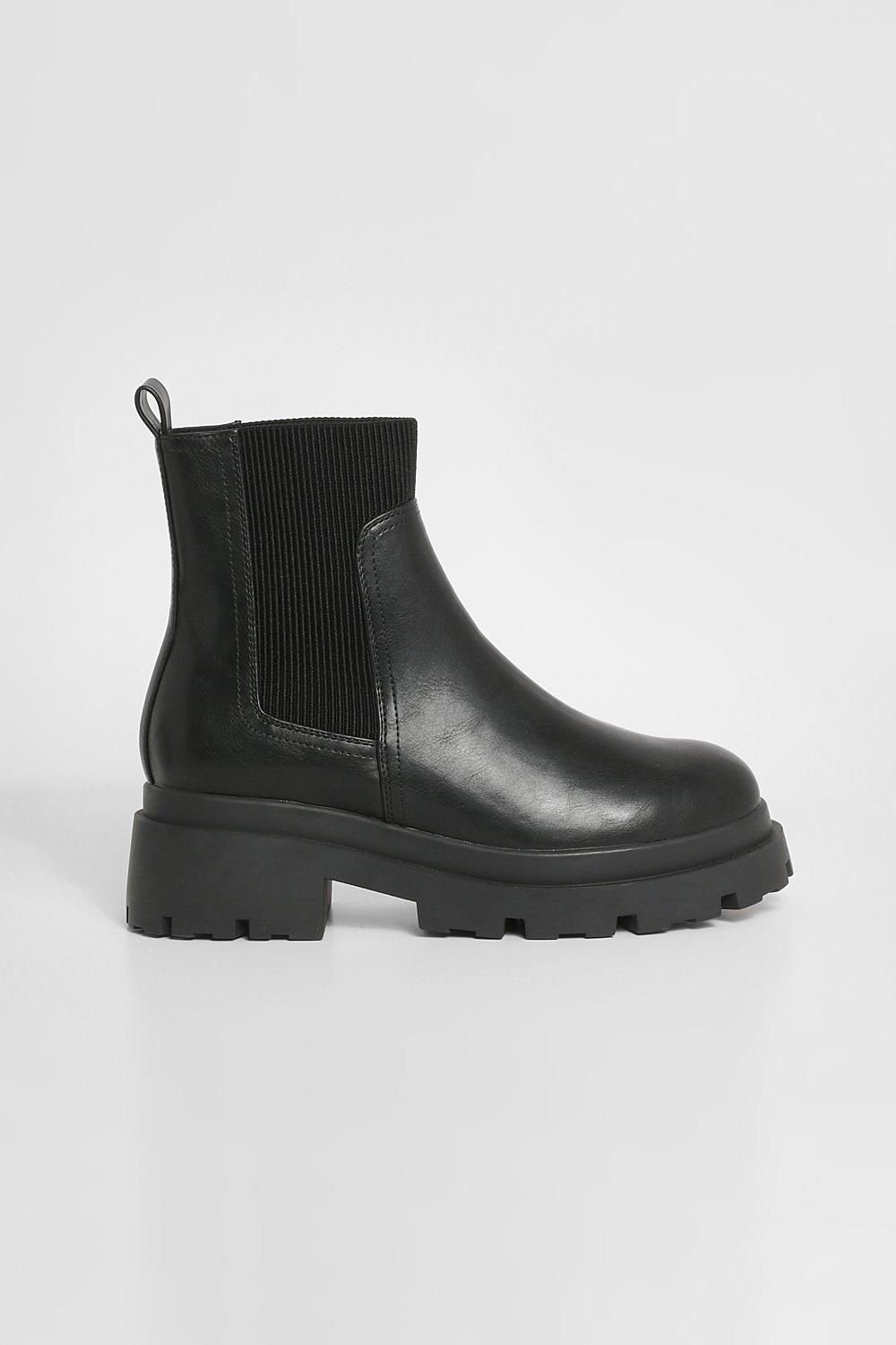 Bottines Chelsea b semelle ghlida - Pied large