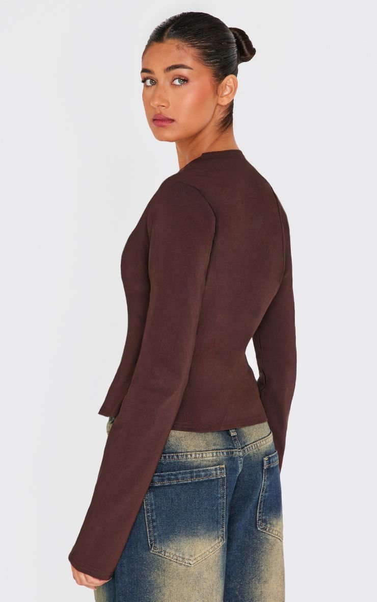 Bengaline buckle fitted shirt