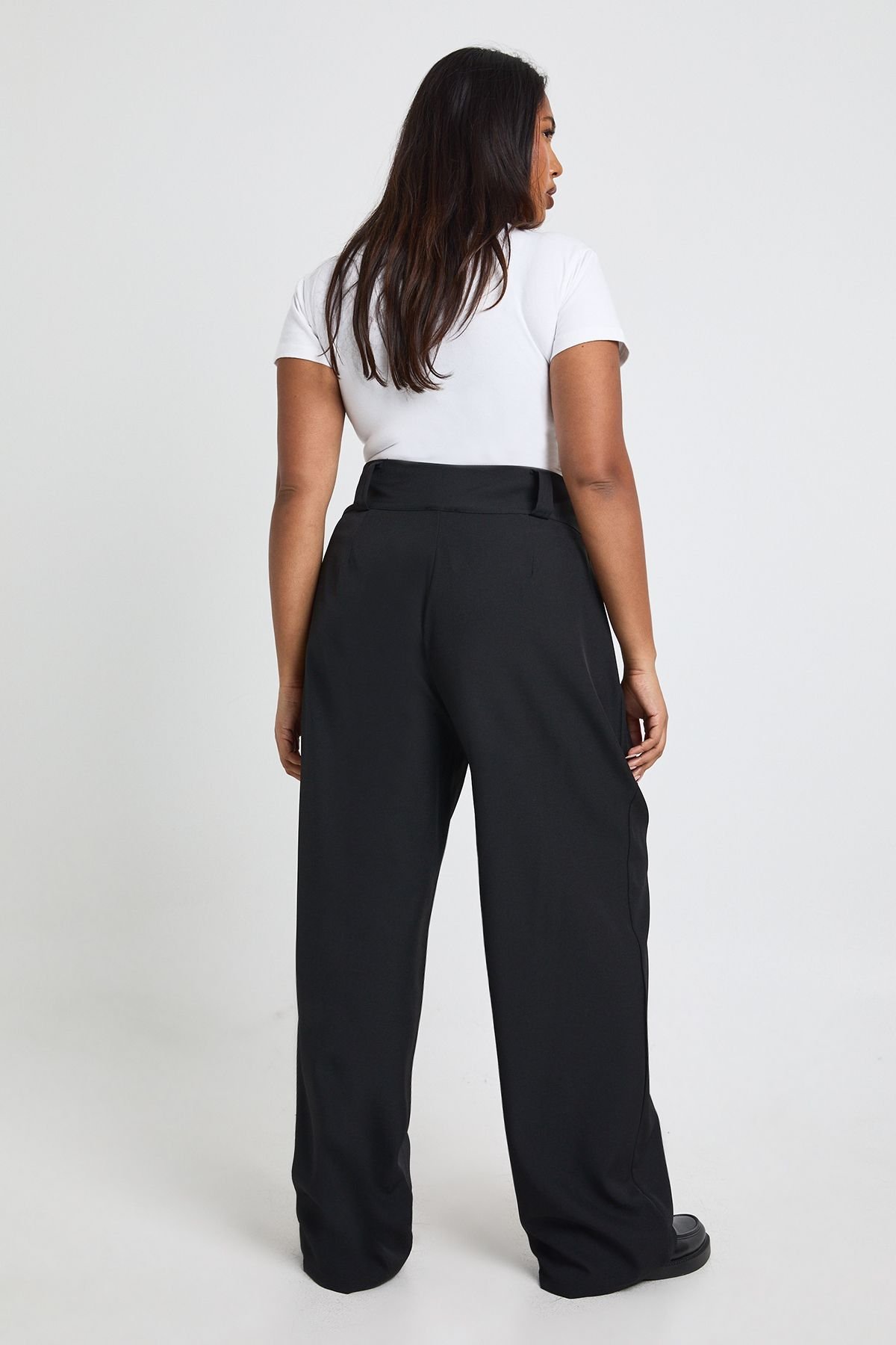 Pantalon tissé sur mesure - Grande taille