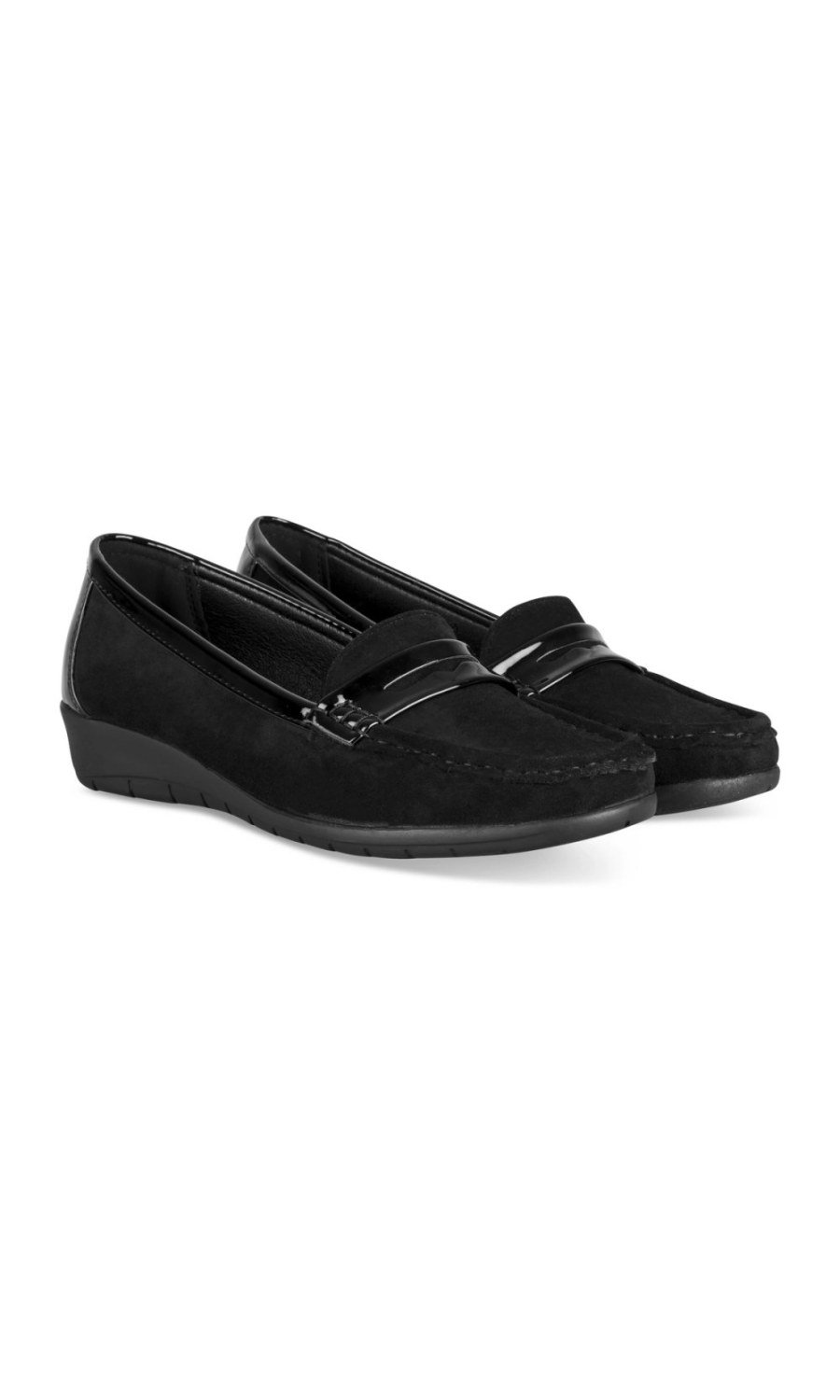 Mocassins suédine w vernis k7lin