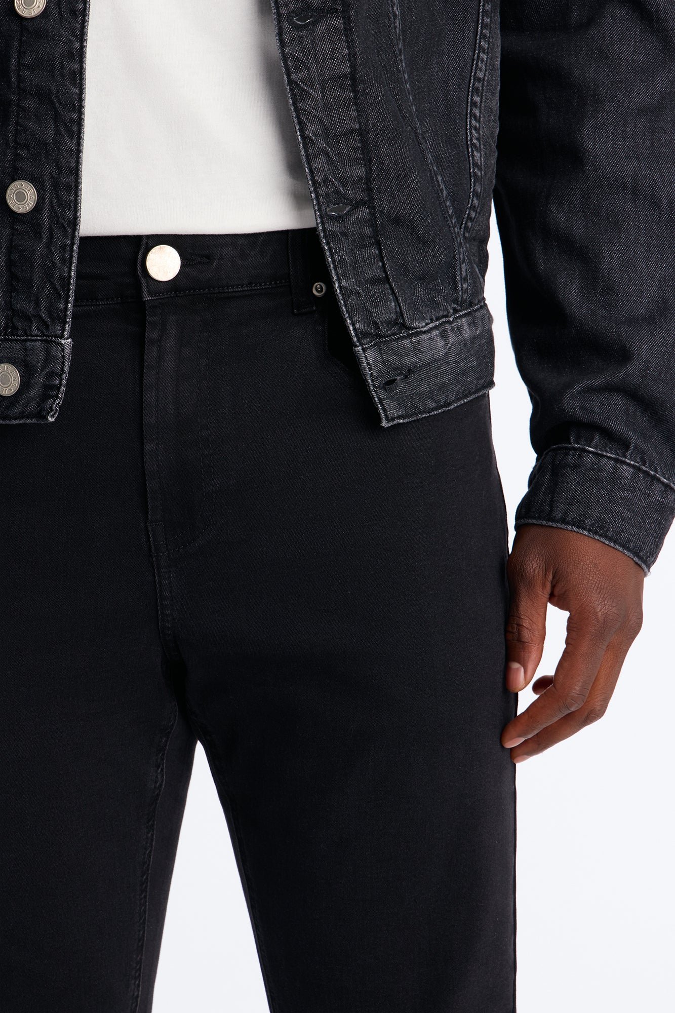 Jean skinny k7el délavé