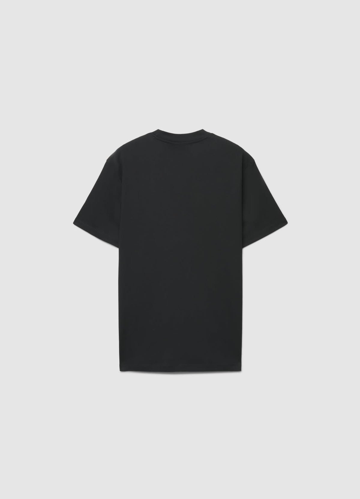 Drop-shoulder crew-neck T-shirt