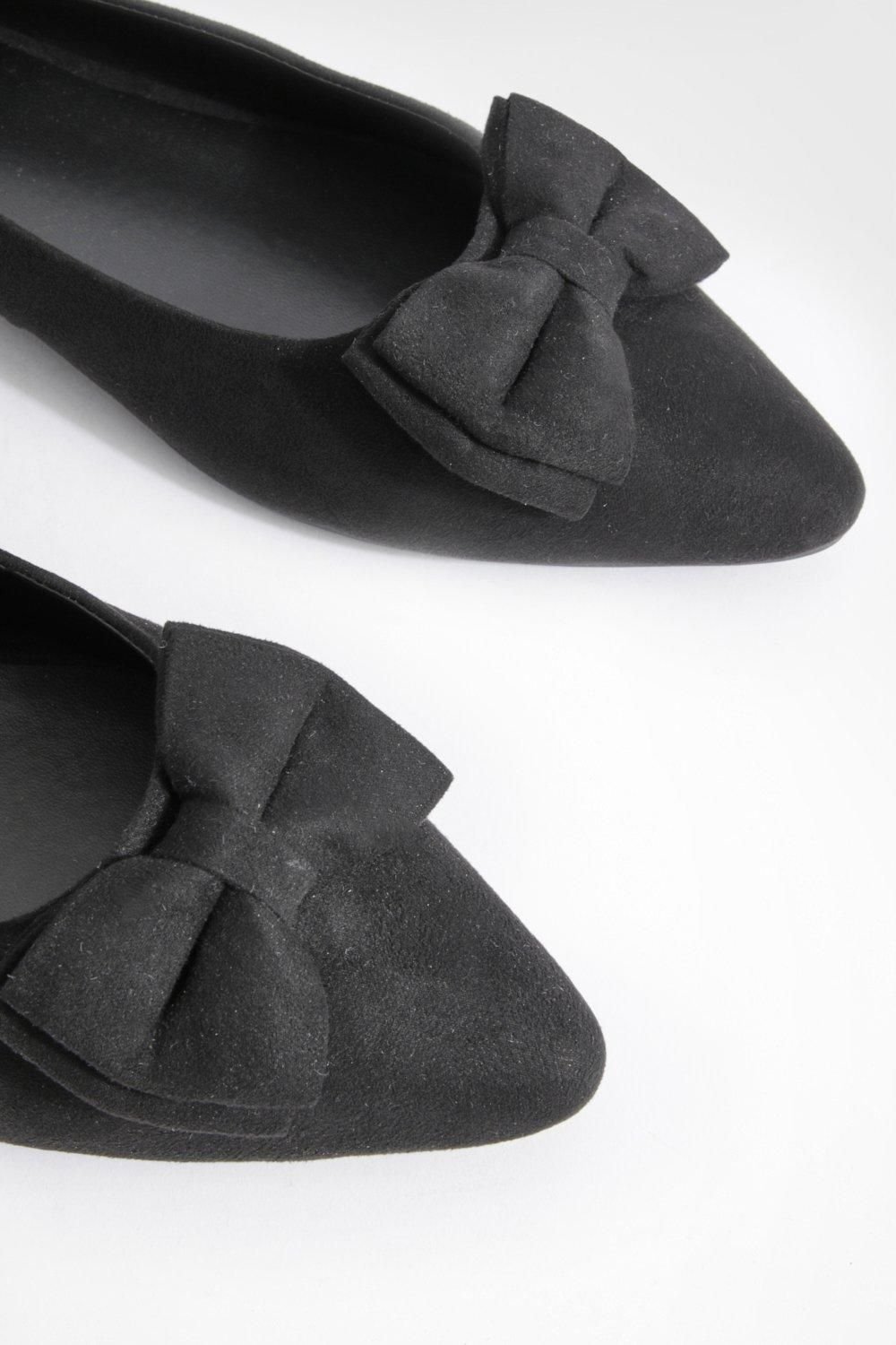 Ballerines pointues en suédine b fiyonga - Pied large