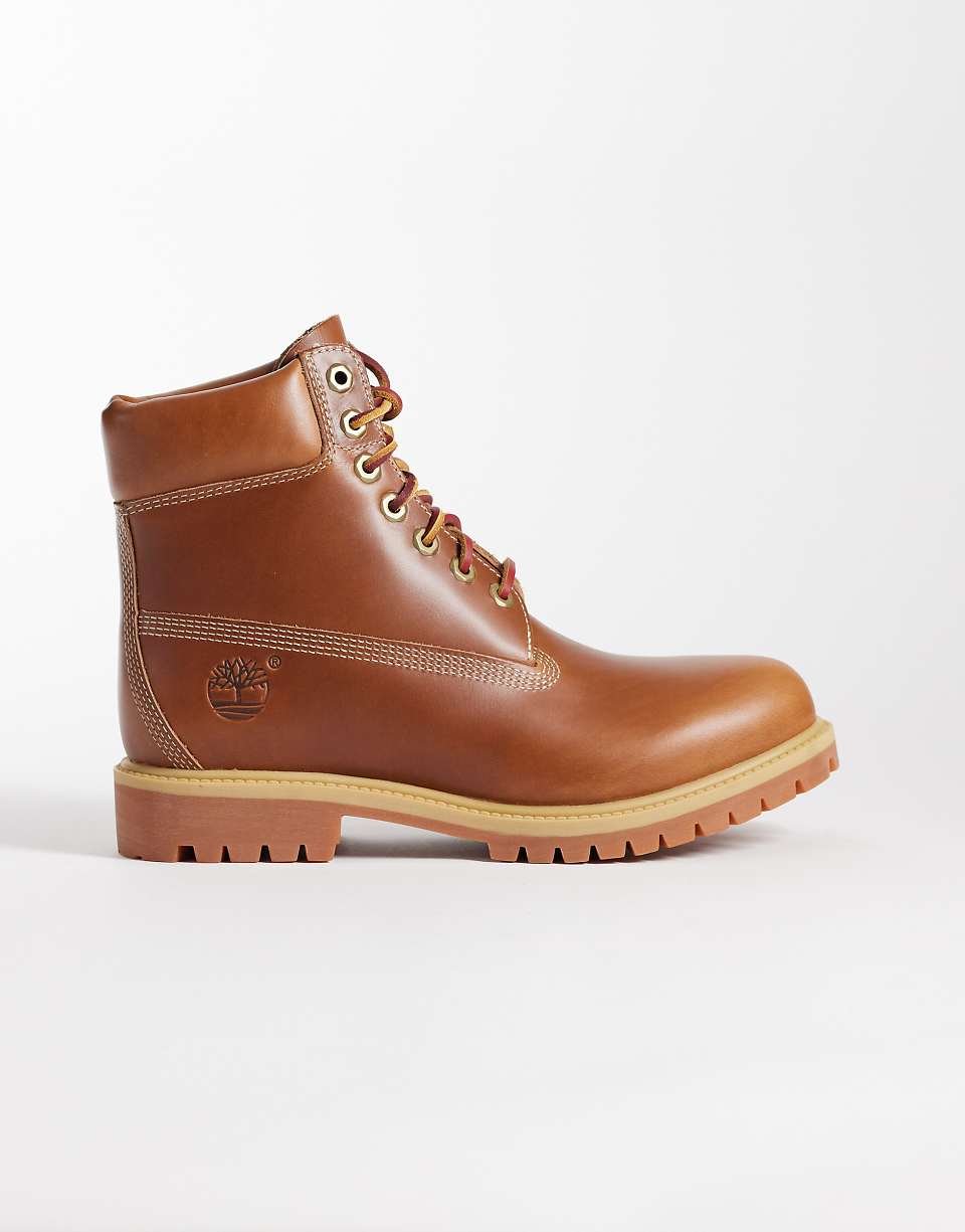 Bottines à lacets 6 pouces marron