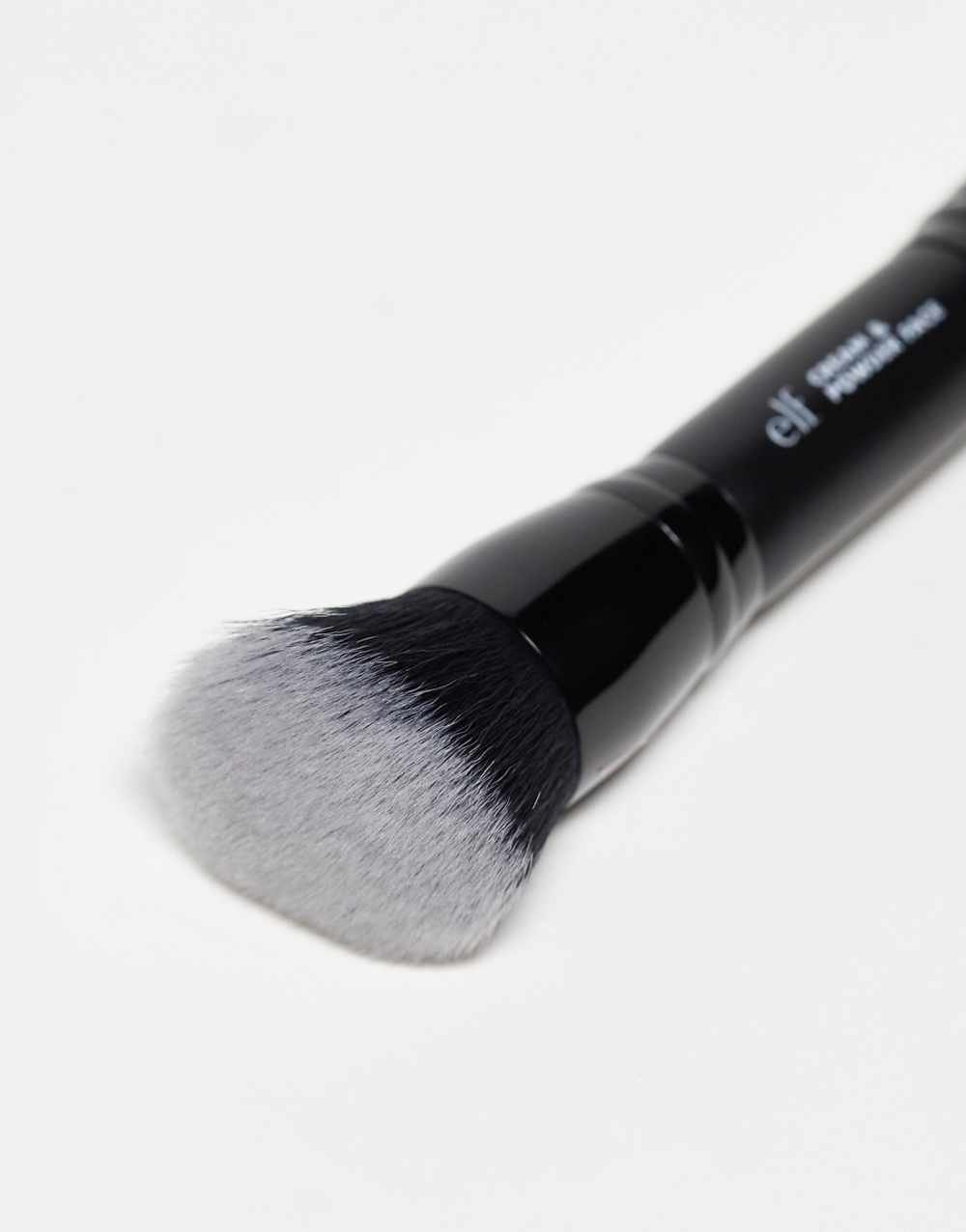 Pinceau visage double embout crème et poudre - Noir
