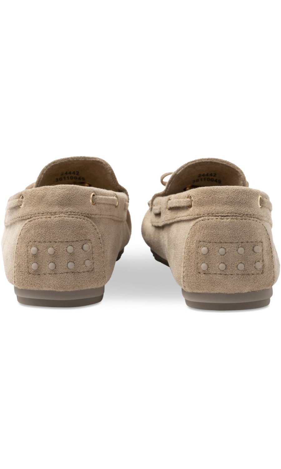 Mocassins b suédine w fyonka taupe