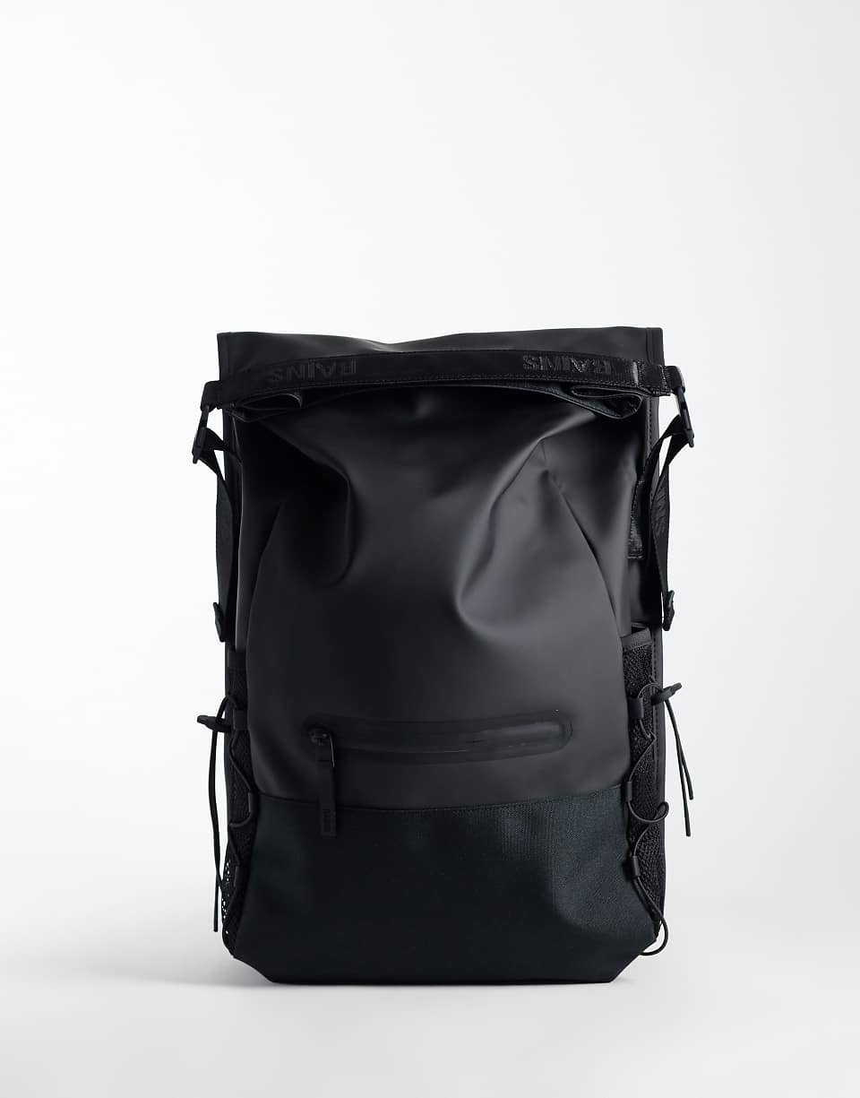 14270 sac à dos rolltop Trail Mountaineer imperméable noir