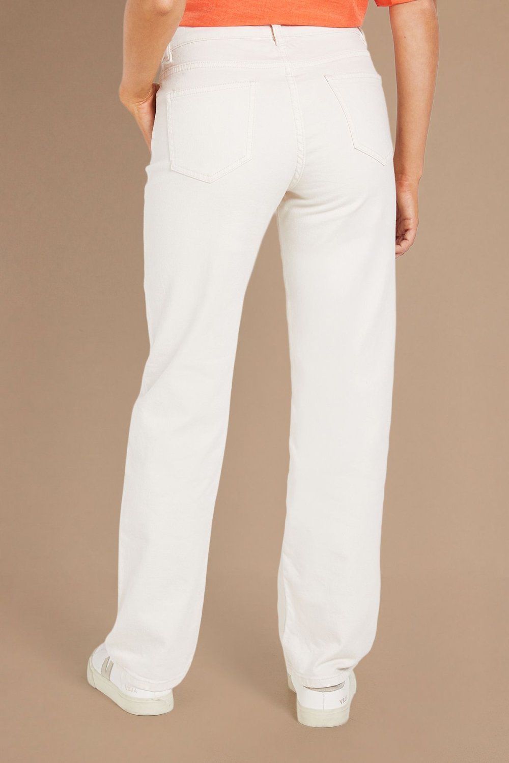 Jean slim stretch écru