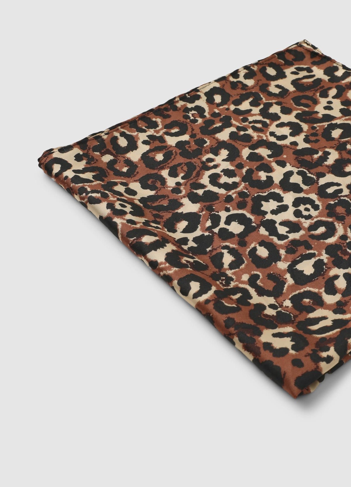 Small square animal-print scarf
