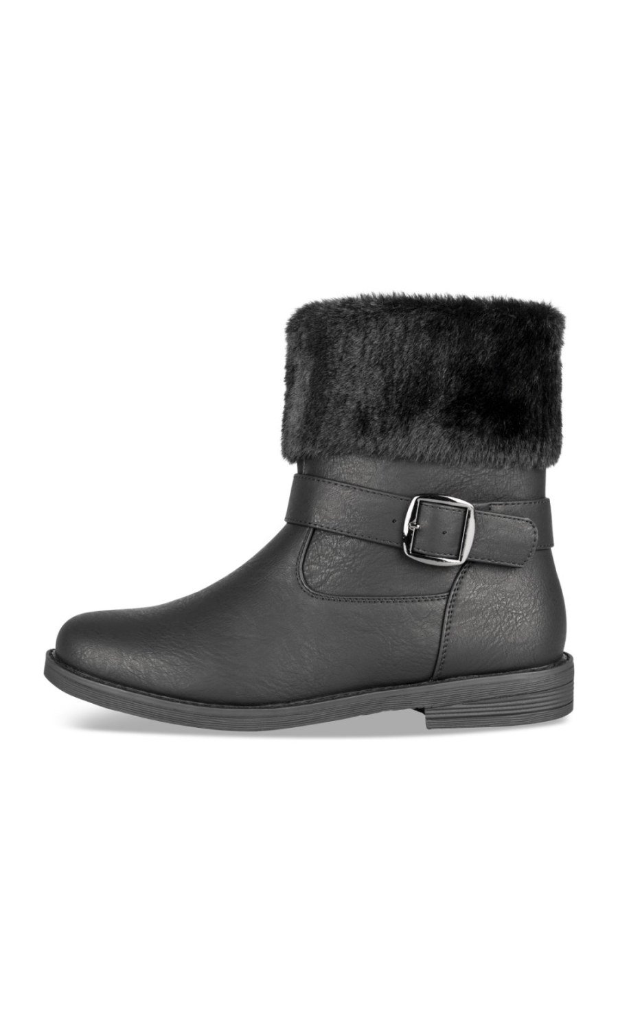 Bottines col fourrure w boucle k7lin