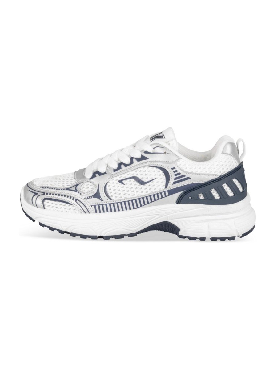 Running trainers with silver details