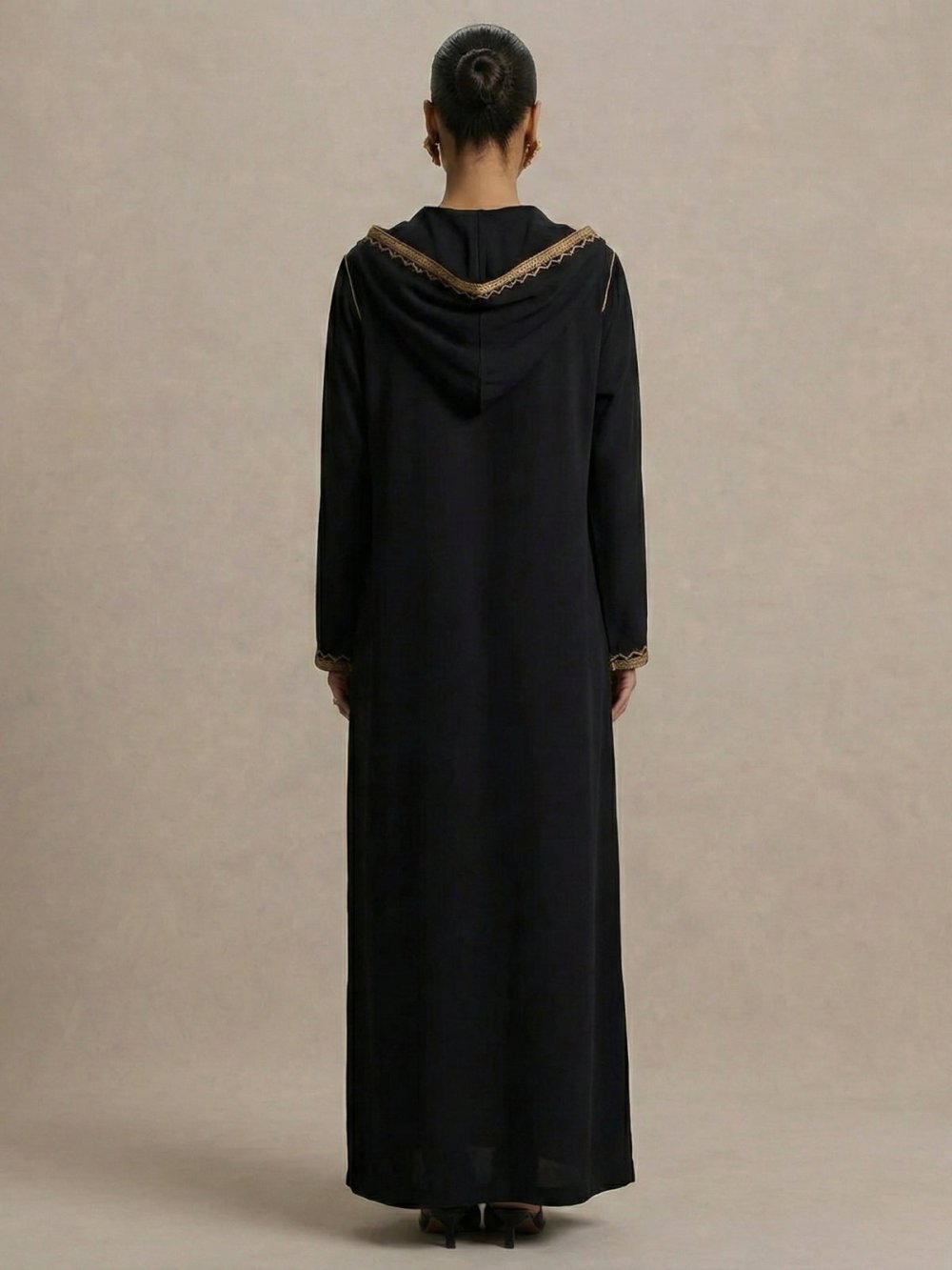 Djellaba deux pièces brodée