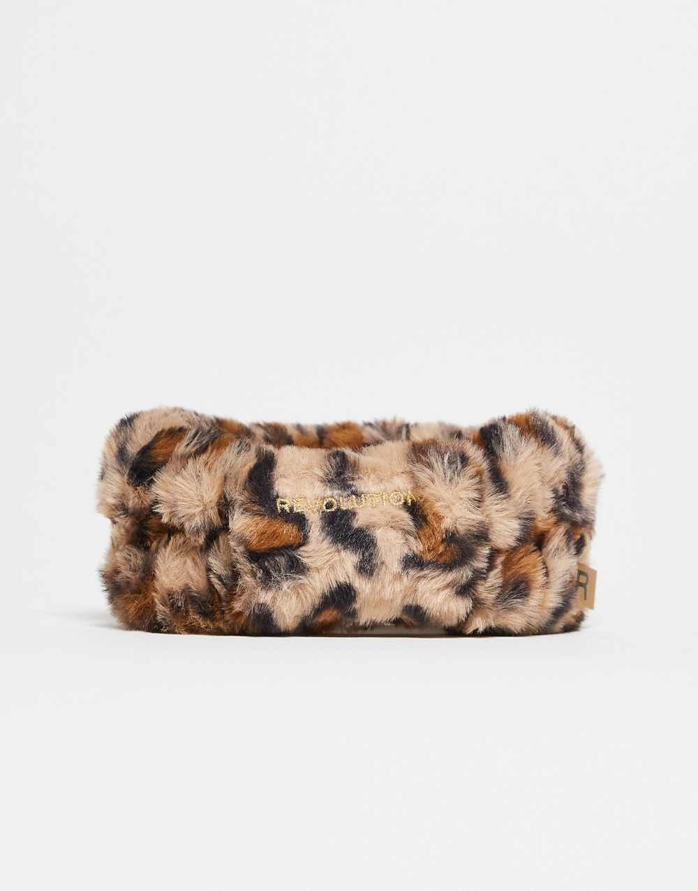 Bandeau cheveux imprimé léopard l soin dyal lwjeh