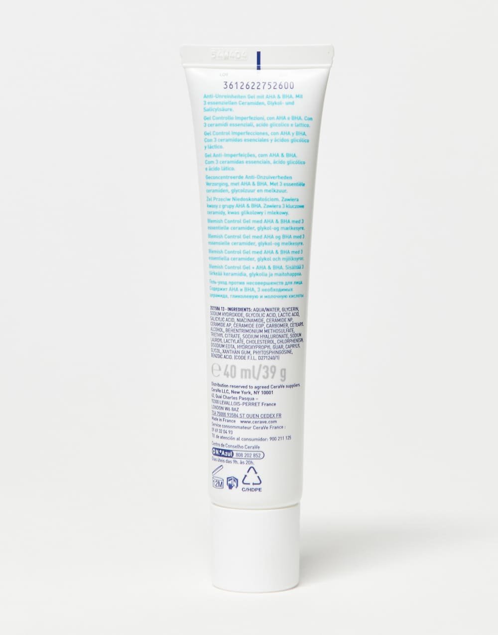Gel anti-imperfections peaux acnéiques - 40 ml