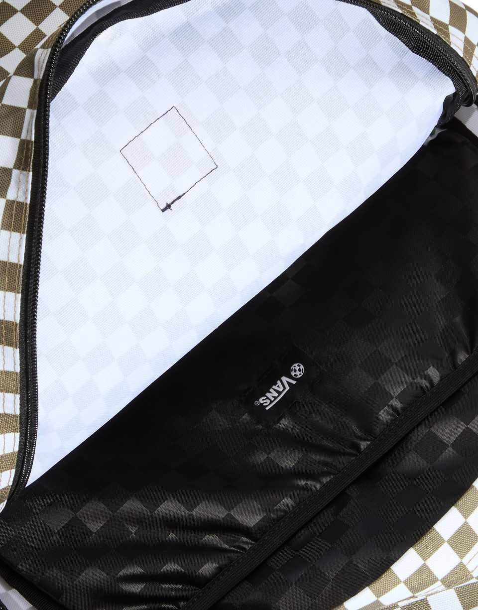 Old Skool sac à dos b carreaux - Qahwi moyen