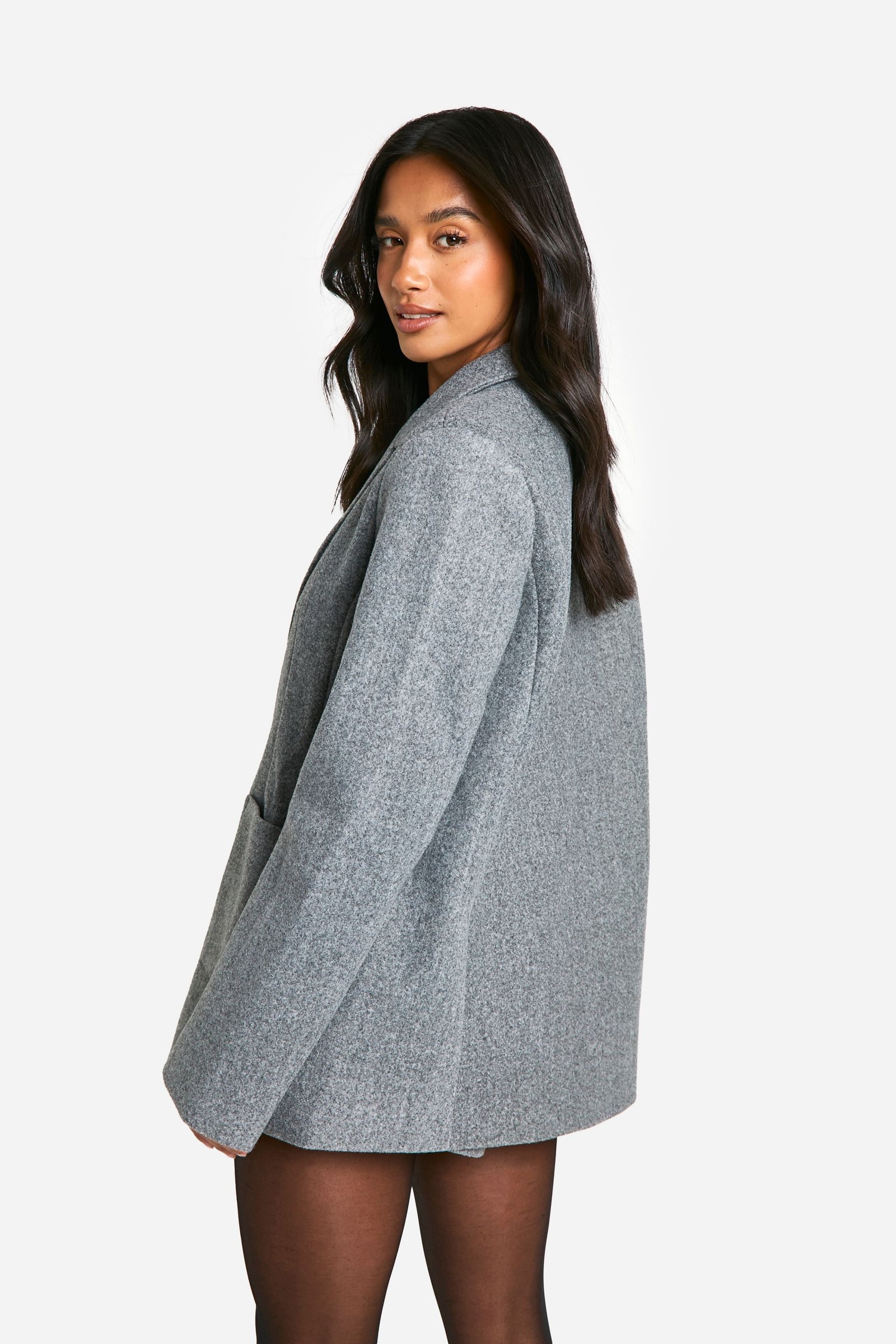 Wool look blazer - Petite