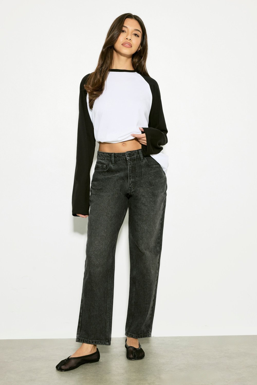 Jean mom taille haute k7el delavé