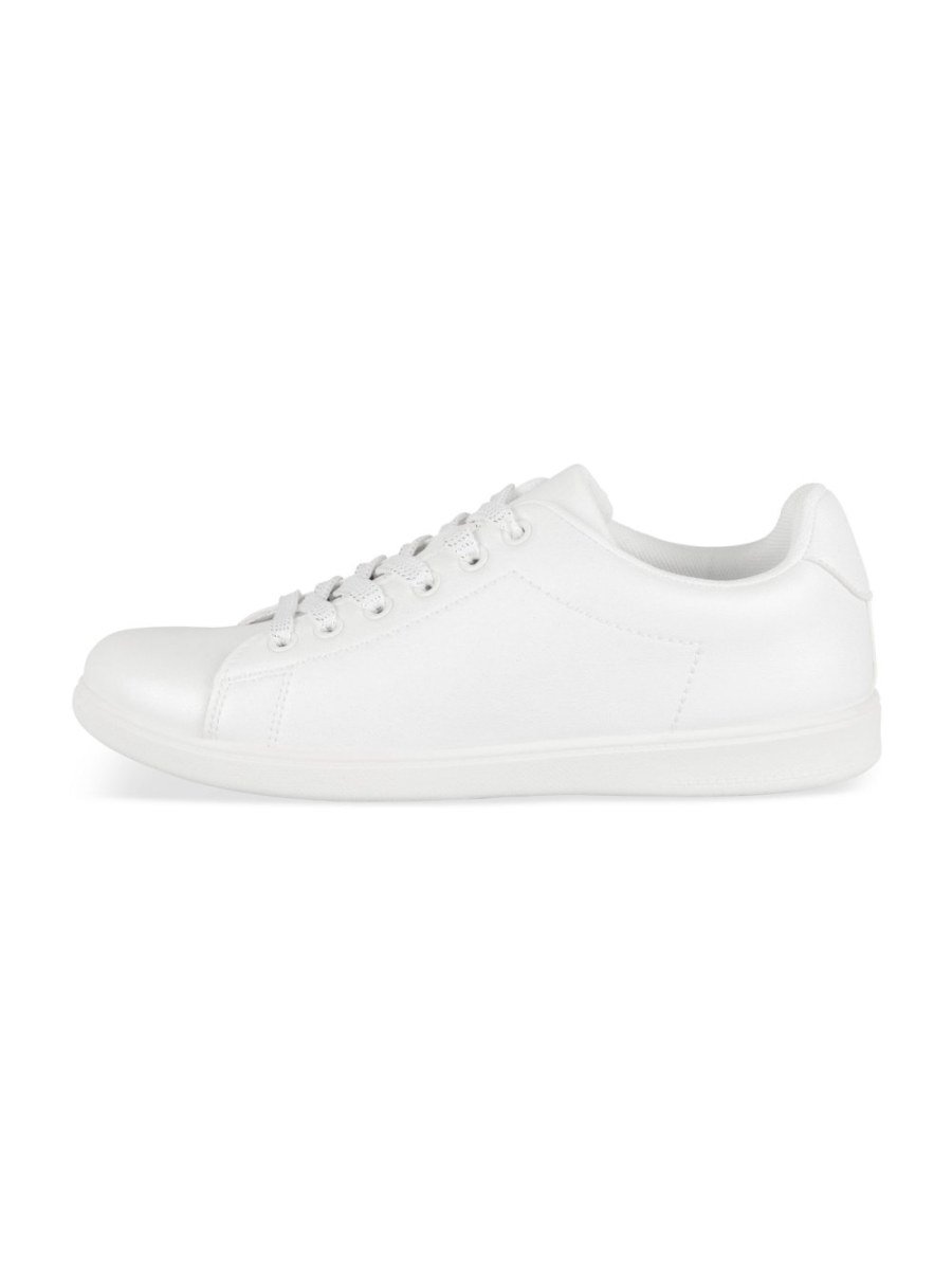 Baskets basses unies blanches