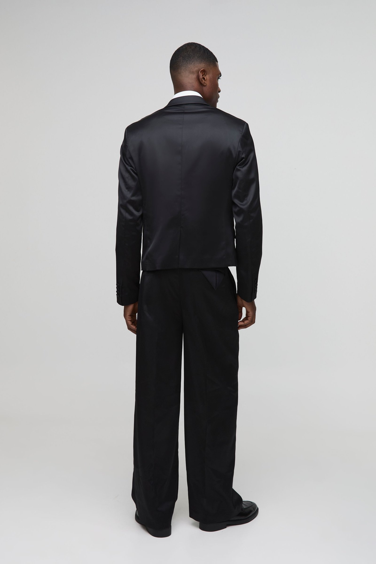 Serwal tailleur men satin b rjol wass3in