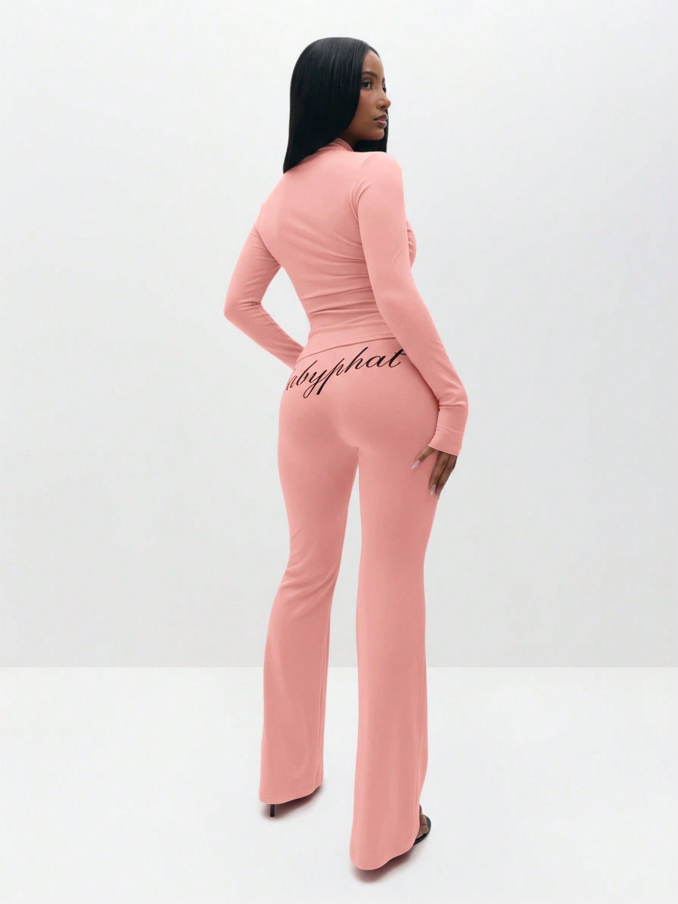 Serwal évasé taille 3alya stretch