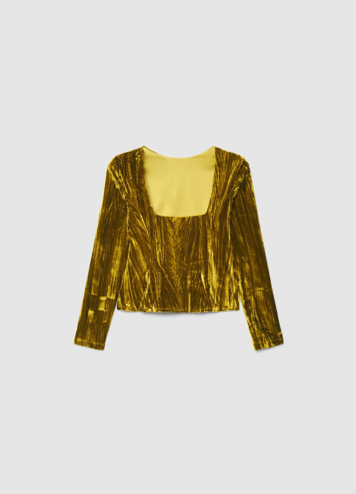 Draped peplum top