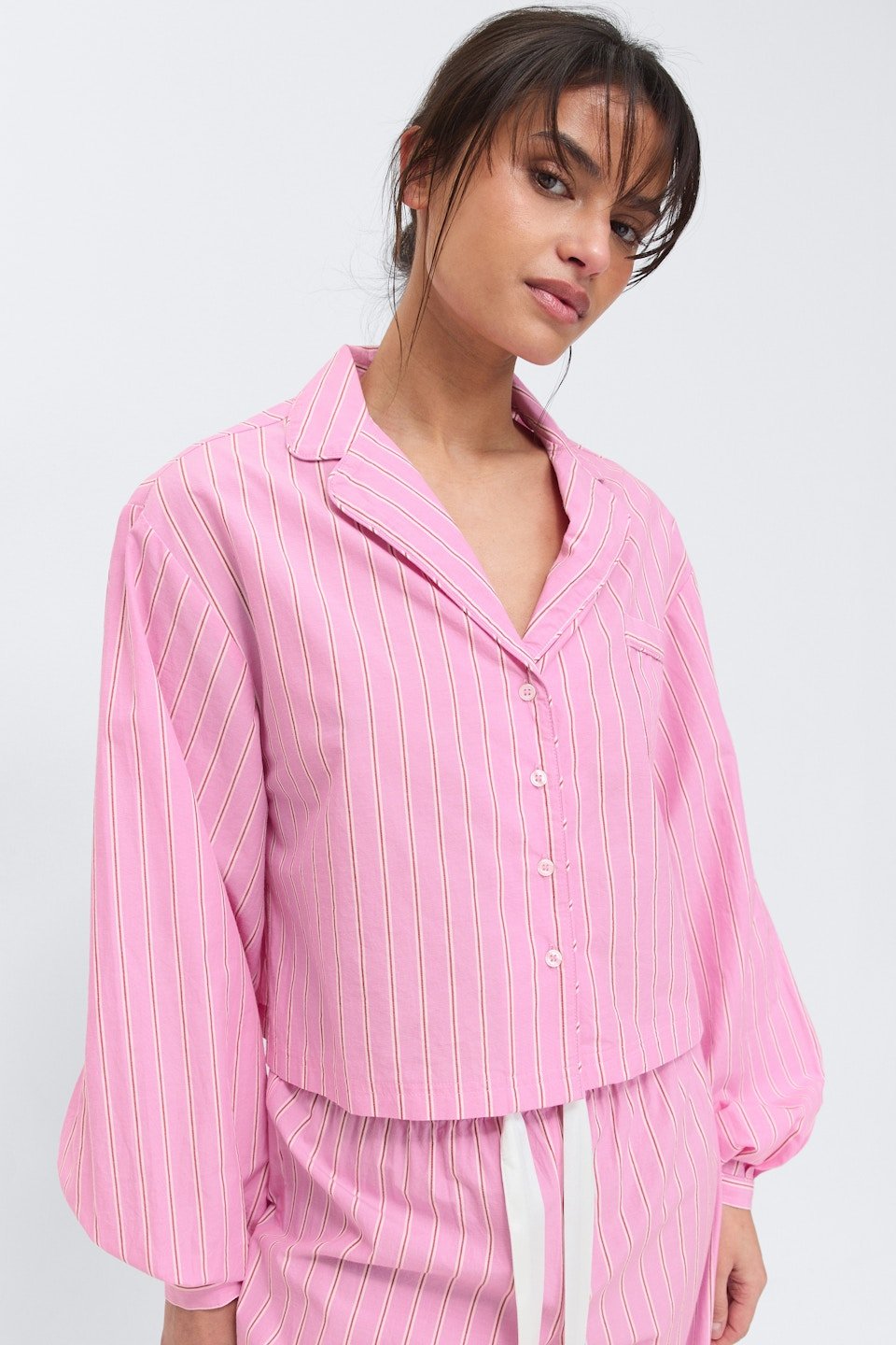 Chemise pyjama f popeline