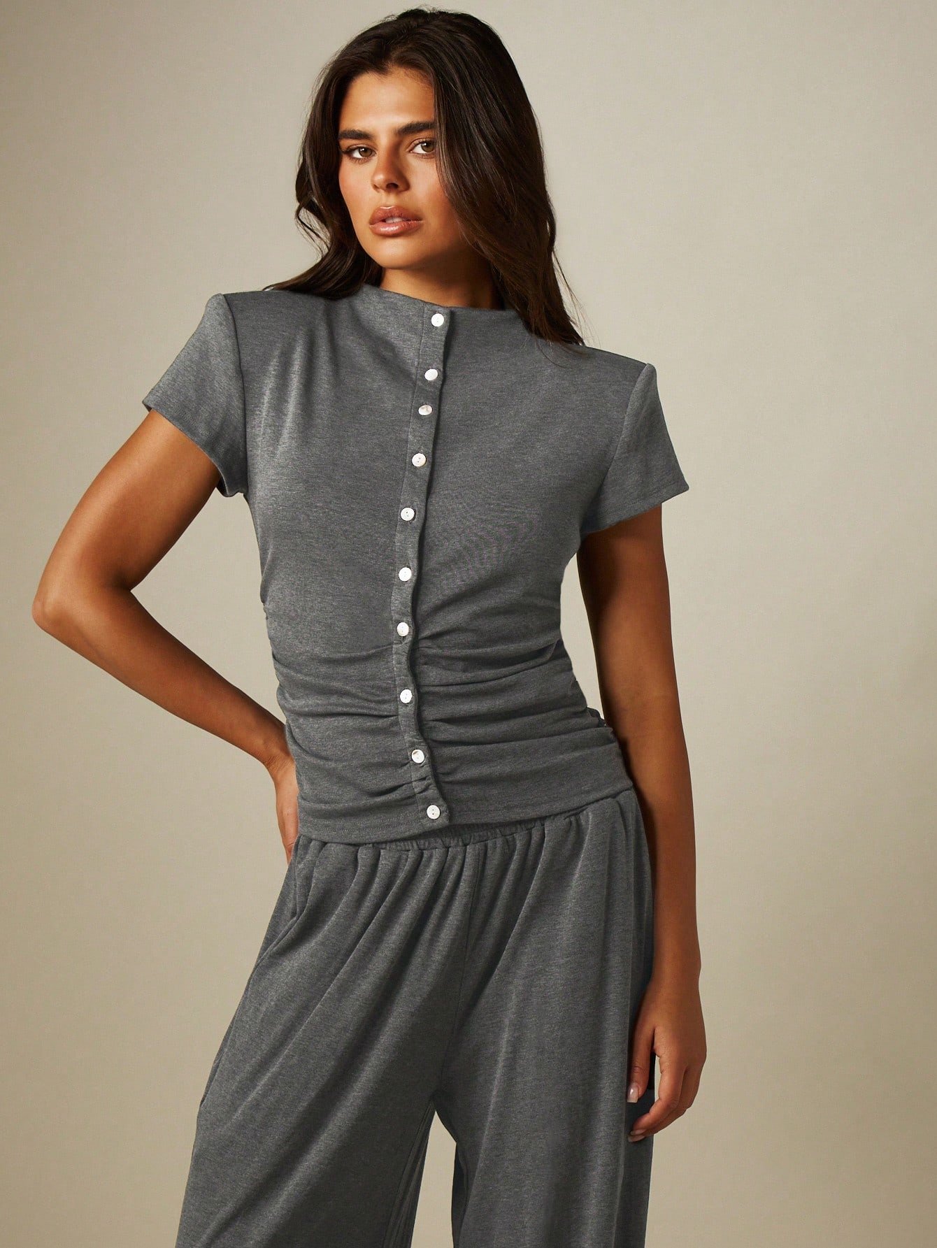 Ensemble top froncé b sdaf w serwal wasi3