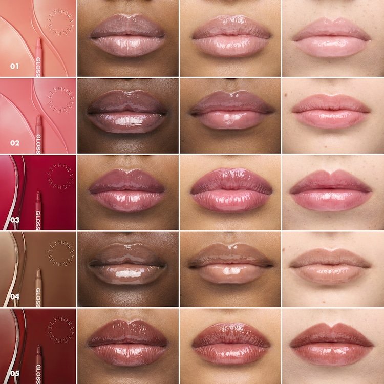 Gloss Balm - Baume à lèvres teinté brillance rebondie 01 Pink satin (8 ml)