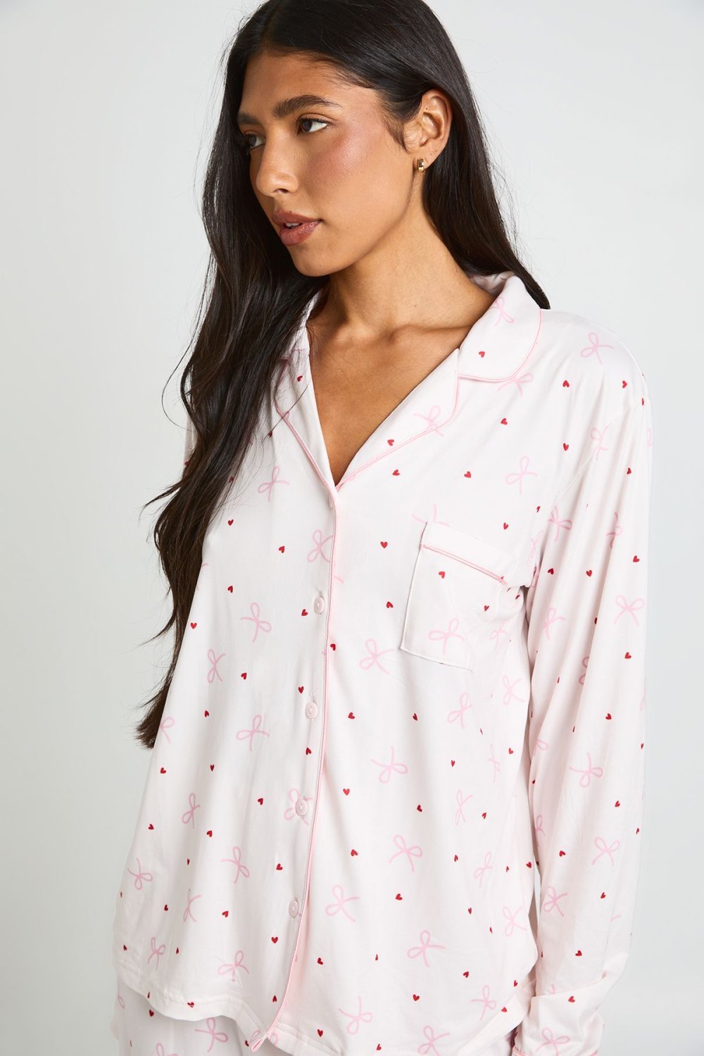 Super-soft top and trouser pyjama set - Tall