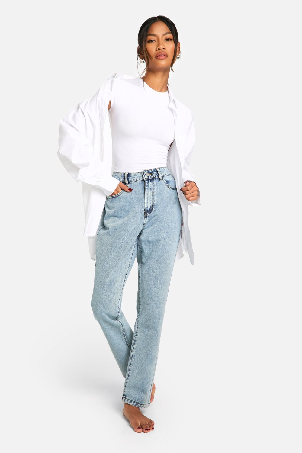 Jean slim taille haute zre9 fate7