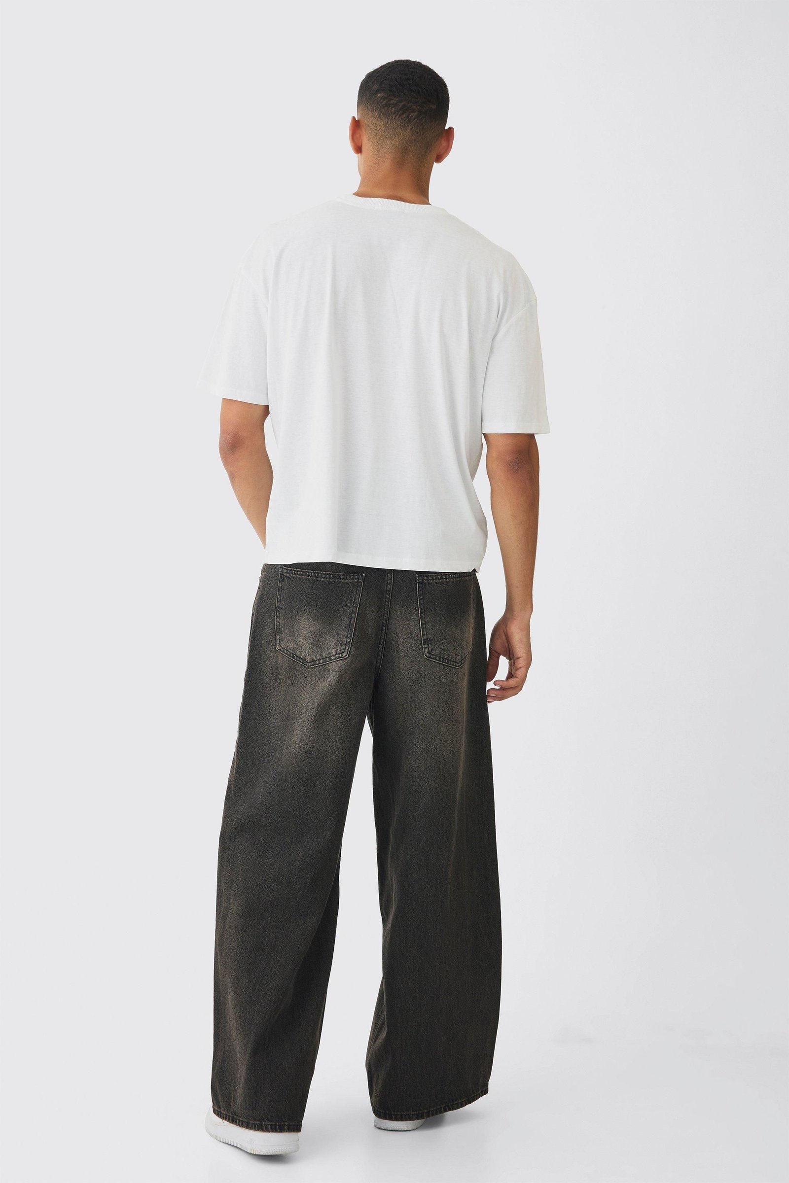 T-shirt oversize boxy l rjal b imprimé magazine