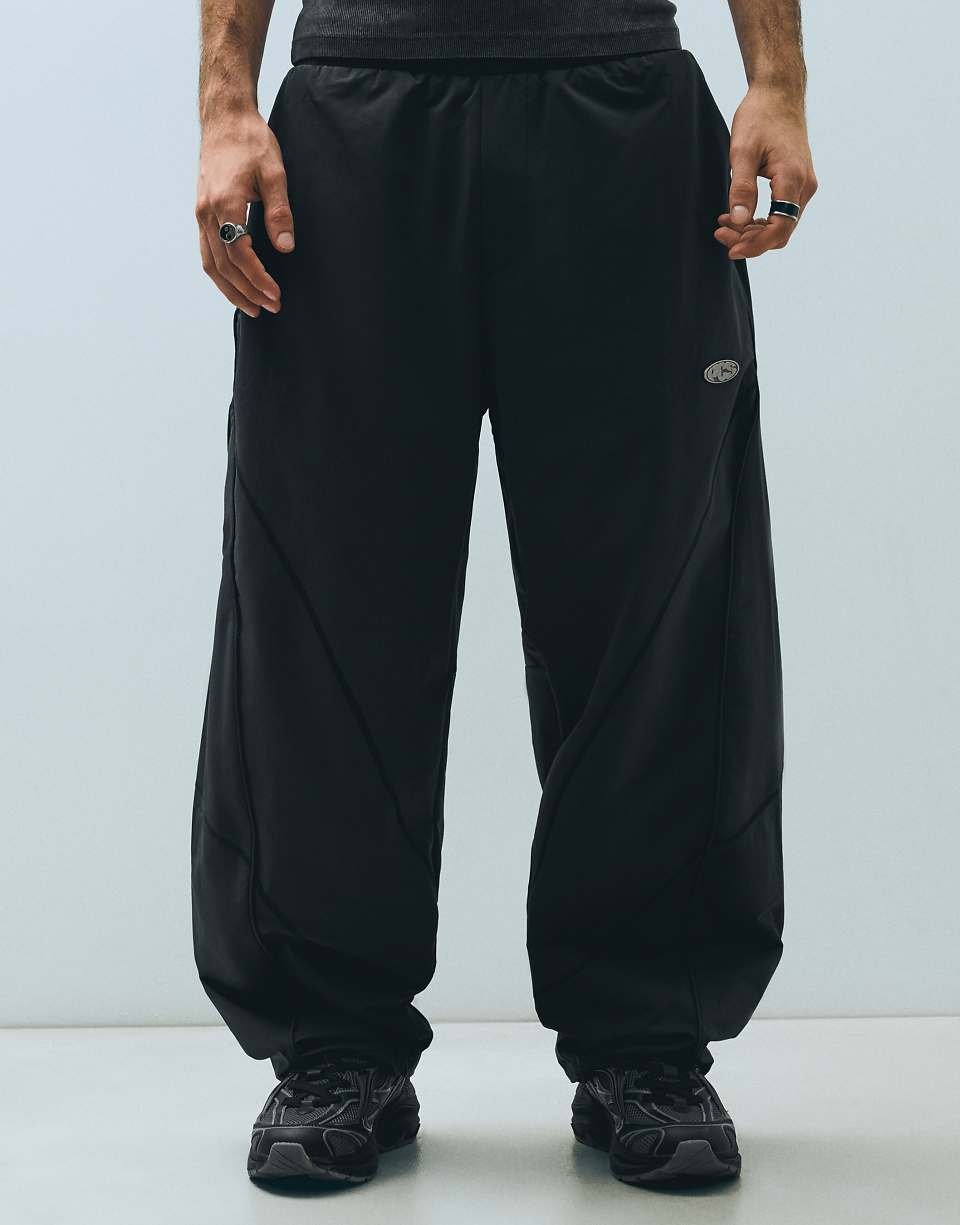 Pantalon barrel technique noir