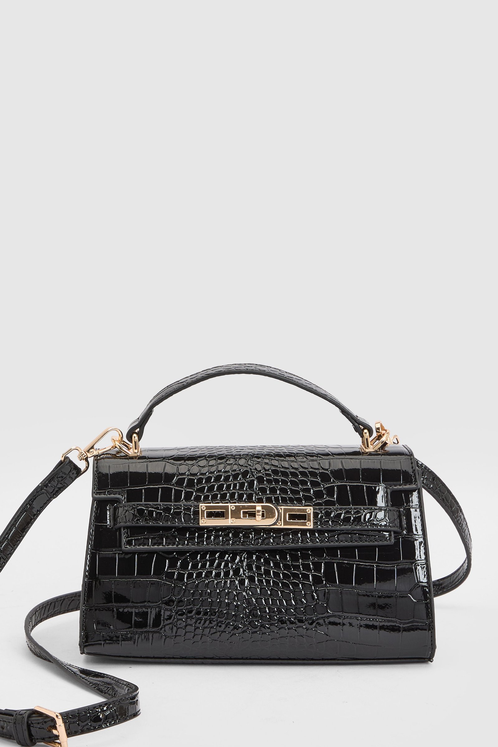Mini sac dial lktef croco b boucle