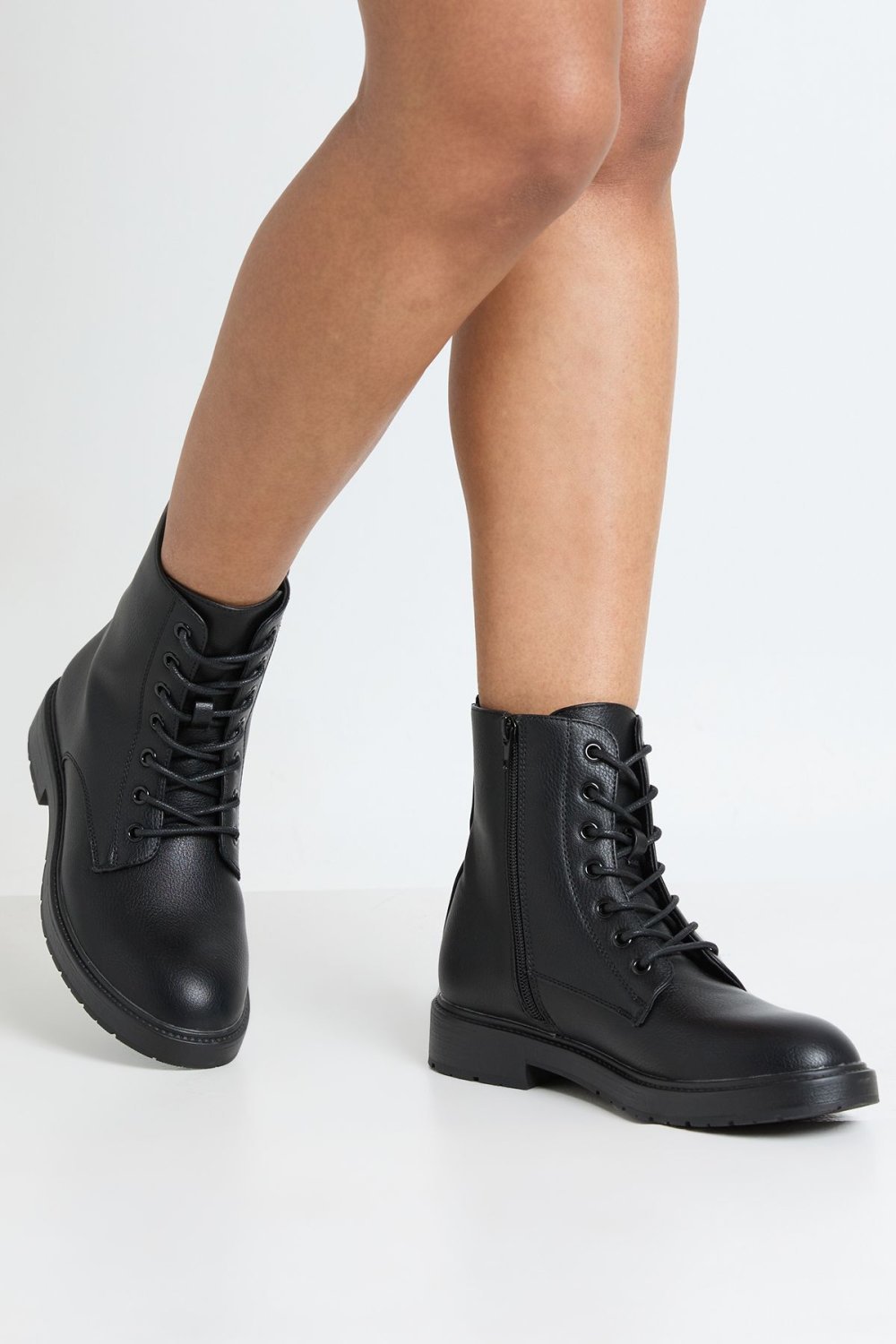 Flat hiker boots