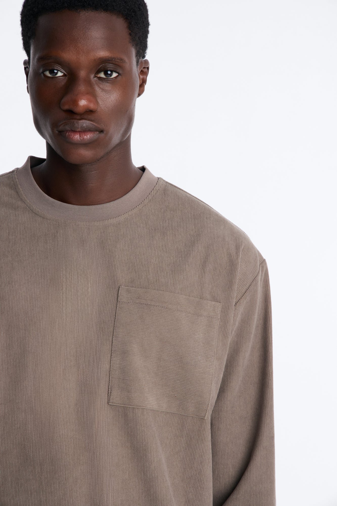 Chemise was3a velours côtelé kmam twal