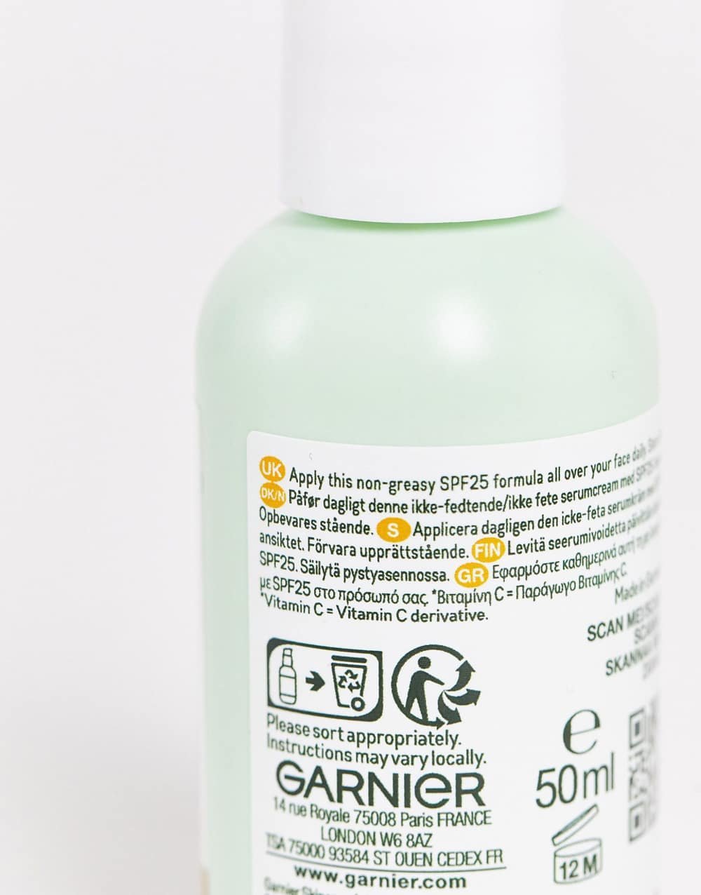 Crème sérum vitamine C SPF 25 - 50 ml