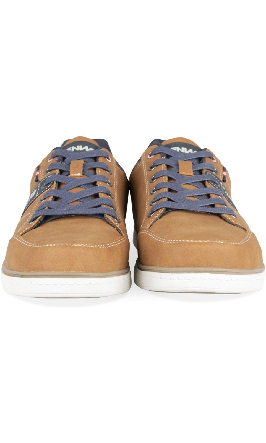 Baskets bi-matière perforé camel