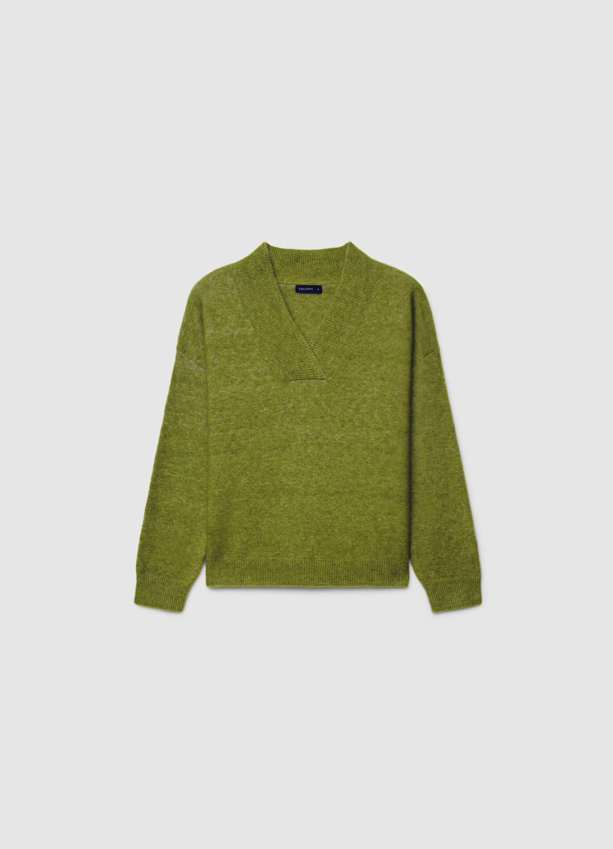 Pull col V épaules tombantes