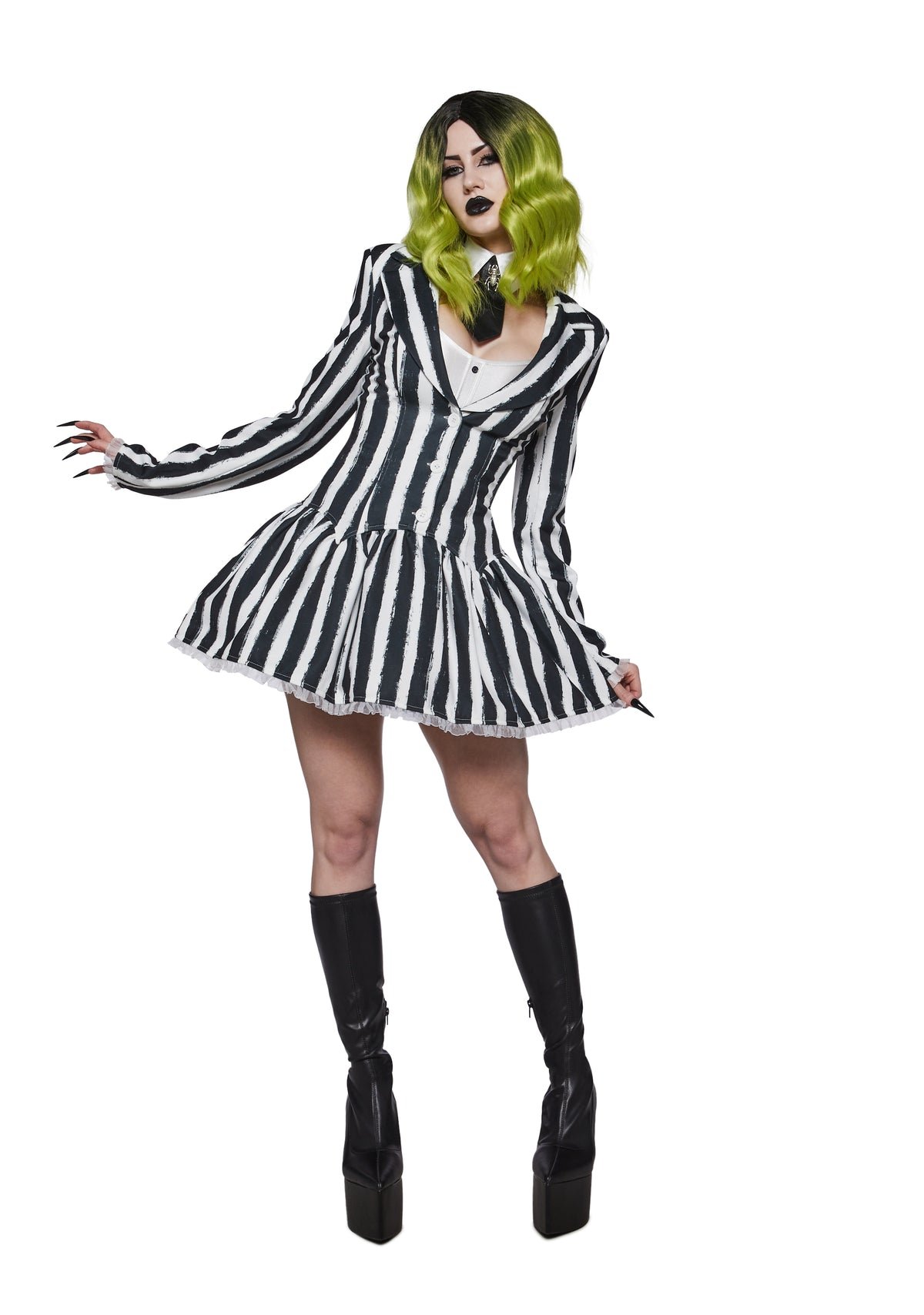 Déguisement robe blazer à rayures