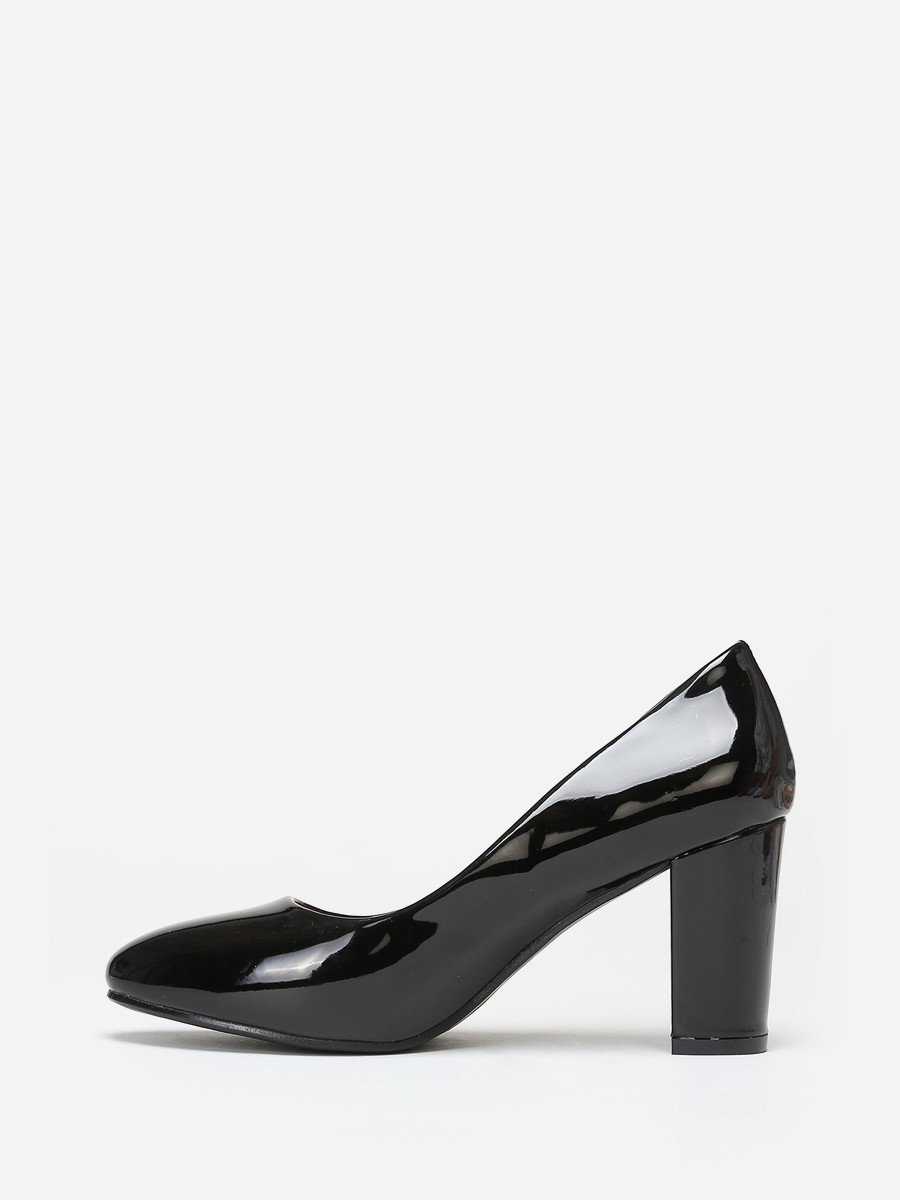 Escarpins vernis b talon carré k7el