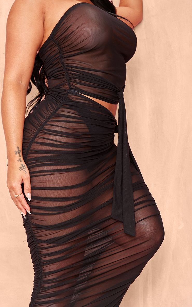 Robe Shape twila moulante f maille b découpes w fronces