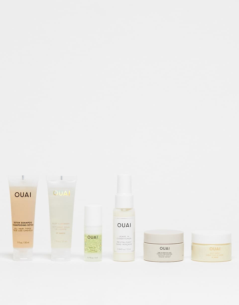 Exclusivité - OUAI x ASOS - Coffret de produits corps et cheveux en format voyage (40 % d'économie)
