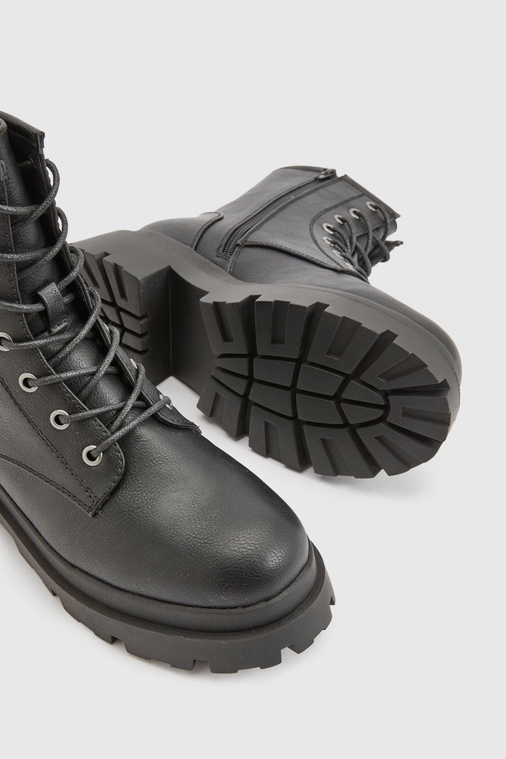 Cleated hiker boots