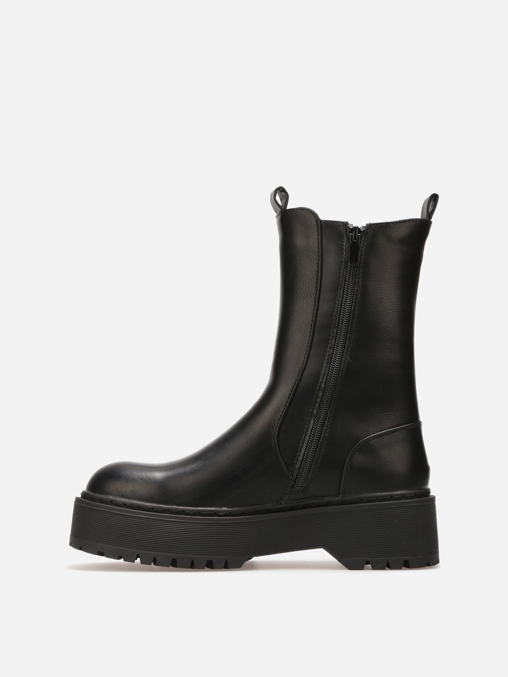 Bottines chelsea 3alyin b plateforme, khal