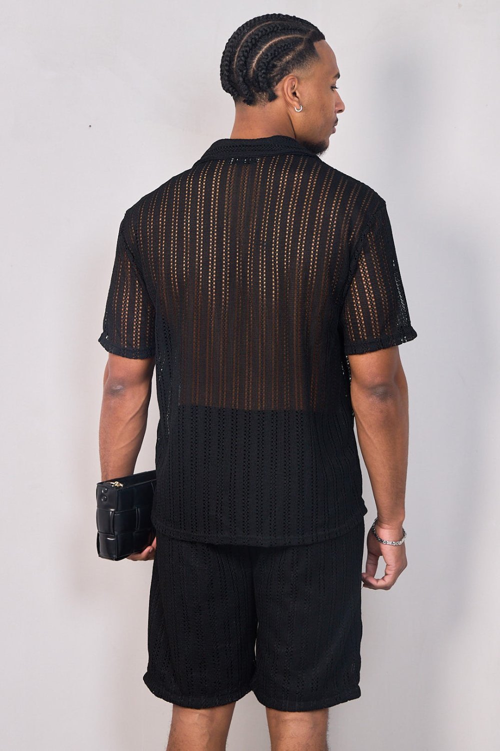 Ensemble chemise w short b maille k7el