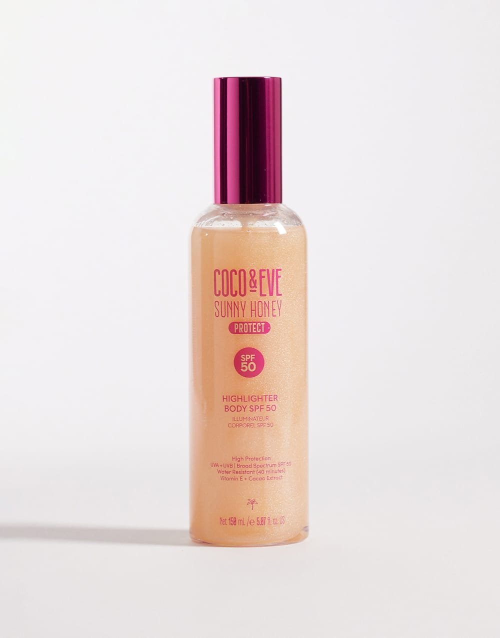 هايلايتر للجسم لامع SPF 50 - 150 ml