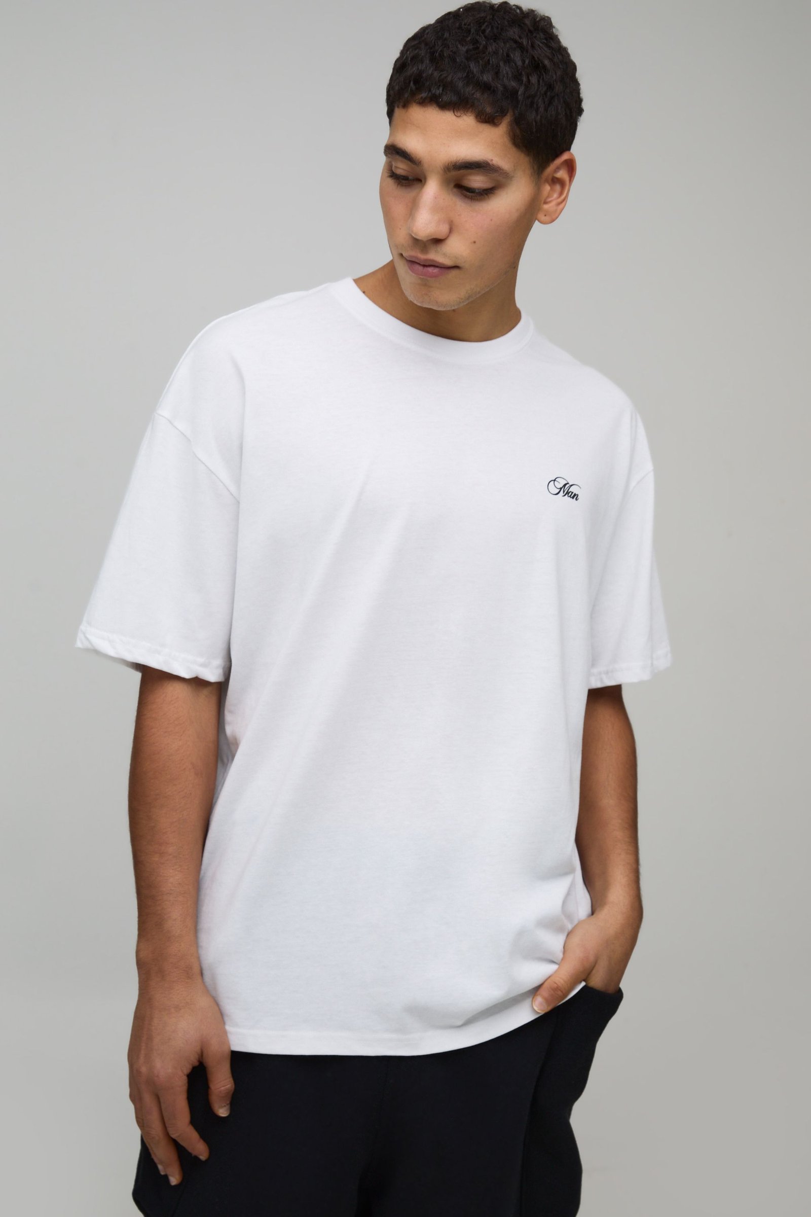 T-shirt oversize b imprimé nwar colonne vertébrale