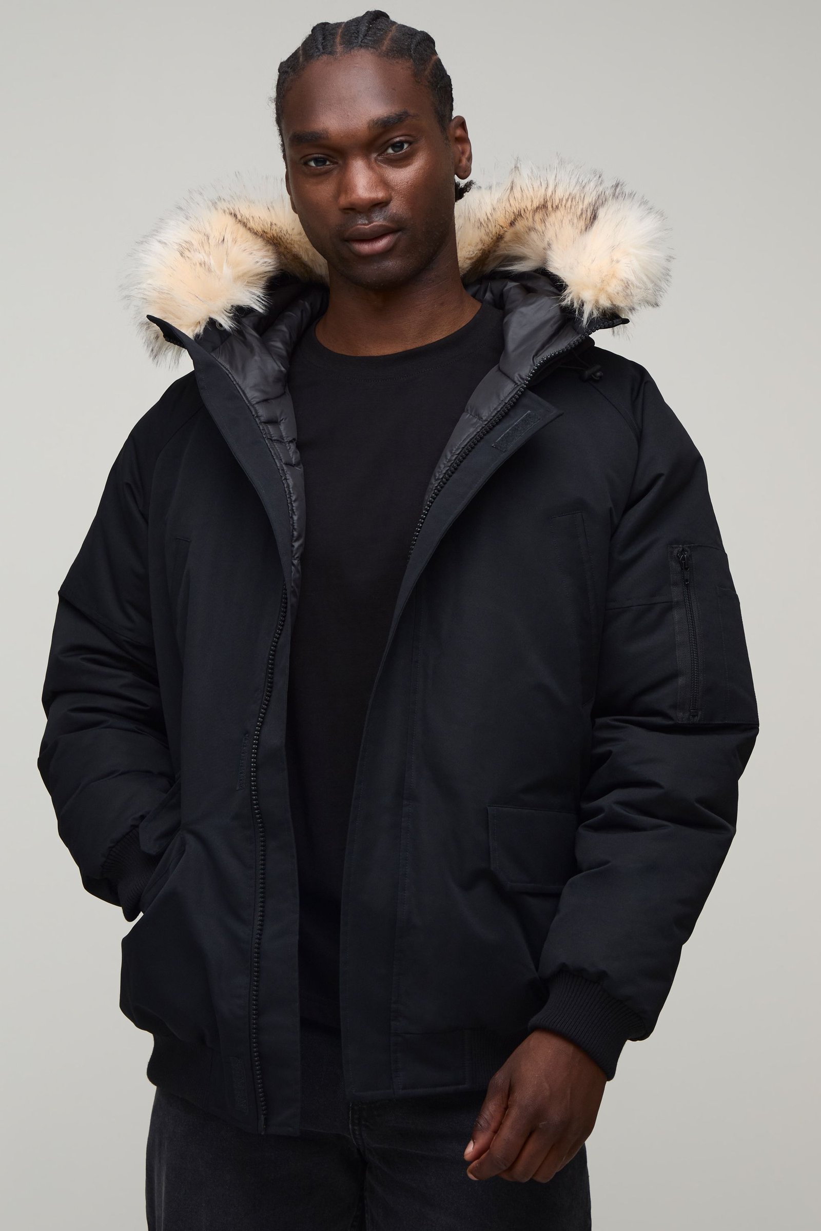 Parka twila b capuche w bordure - Tall